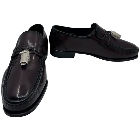 Florsheim Mens Shoes 11 3E Brown Leather Tassel Loafers Slip On Moc Toe 17090-18 main image 4